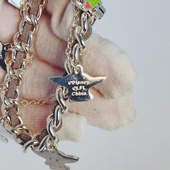 Disney Baby Yoda Silver-Toned Bracelet Charms Star Wars - Picture 6 of 7